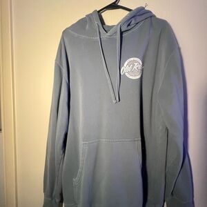 Old Row Unisex Bluish Gray Oversized Hoodie Size Large